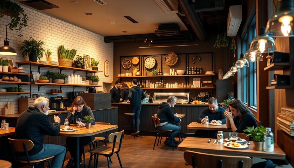 Specialty café in Oslo with international cuisine, showing small business ideas in Norway for foreigners Specialty café in Oslo with international cuisine, showing small business ideas in Norway for foreigners