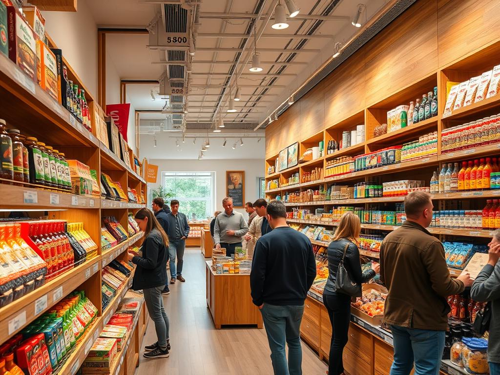 Specialty food store with imported products in Oslo, showing small business ideas in Norway for foreigners Specialty food store with imported products in Oslo, showing small business ideas in Norway for foreigners